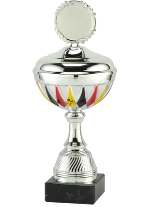 50148 trofee, zwart/rood/goud, 23 cm - 31 cm