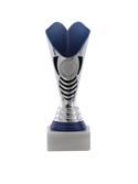 51102 Trofee, zilver-blauw, 18 cm - 20 cm